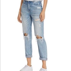 MOVING SALE PISTOLA Presley Distressed High Rise Boyfriend Jeans